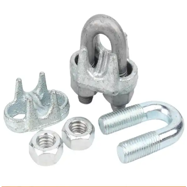 Hot-Dip Galvanized Wire Rope Clamps Provide Corrosion Resistance